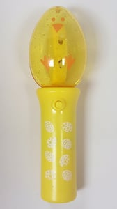 Hobby Lobby Easter-themed light-up spinners with item number 9130033.
